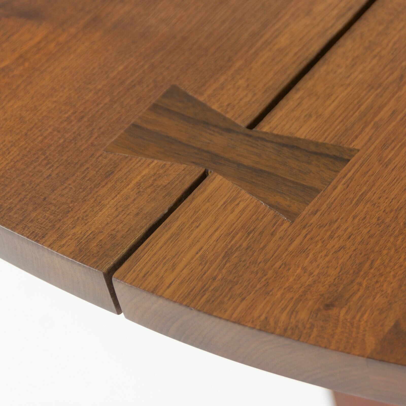 SOLD 1997 Mira Nakashima Minguren I Special 42 inch Round Black Walnut Dining Table