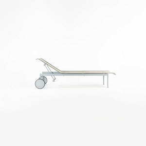 SOLD 2012 Richard Schultz 1966 Series Adjustable Chaise Lounge Chair in Silver 2 Available