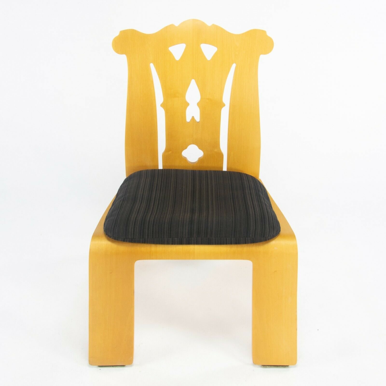 SOLD 1984 Robert Venturi + Denise Scott Brown Chippendale Chair for Knoll in Birch