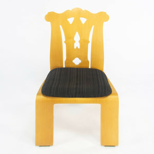SOLD 1984 Robert Venturi + Denise Scott Brown Chippendale Chair for Knoll in Birch