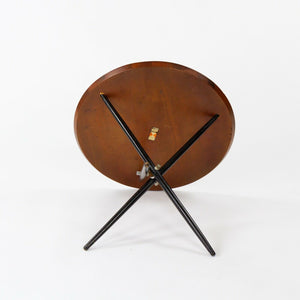 1951 Hans Bellman Small Tripod Table for Knoll Associates No. 103 with 24 in Top