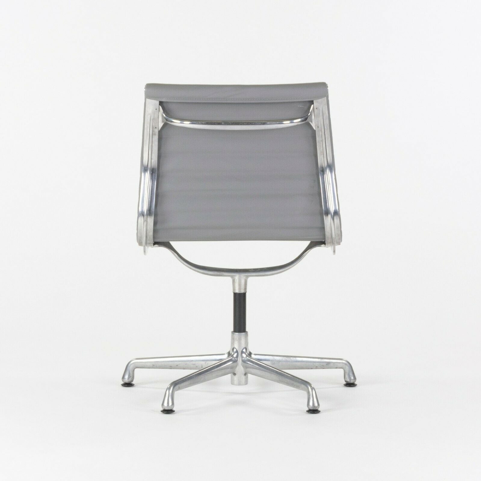 SOLD Herman Miller Eames Aluminum Group Management Armless Side / Desk Chairs Gray 5x Available