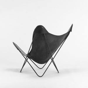 1950s Leather Butterfly Chair by Jorge Ferrari Hardoy Bonet & Kurchan for Knoll