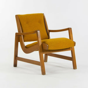 SOLD 1946 Jens Risom for Knoll Associates 652U Easy Lounge Armchair w Original Label