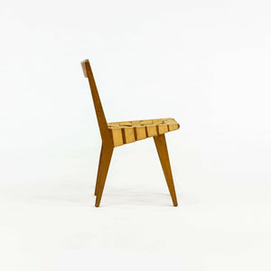 1940s Jens Risom For Knoll Associates 666 WSP Dining Chair with Webbing in Maple