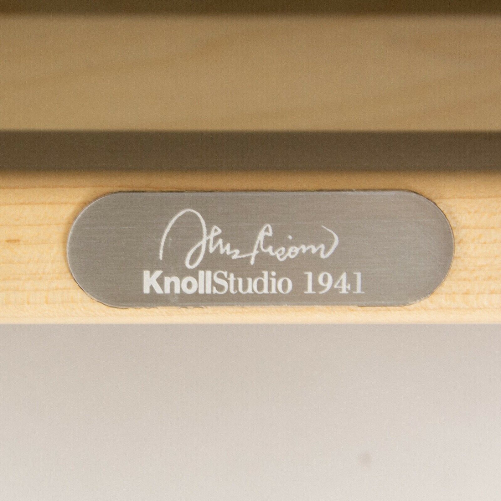 SOLD 2021 Jens Risom for Knoll Lounge Chair with Arms in Maple Frame & Khaki Webbing