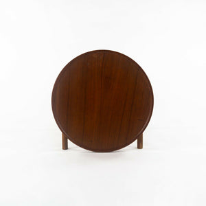 1960 PP35 Hans Wegner for Andreas Tuck Folding Teak & Oak Side Table 2 Available