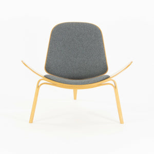 Hans Wegner Carl Hansen Denmark CH07 Shell Lounge Chairs Lacquered Oak 2x Avail