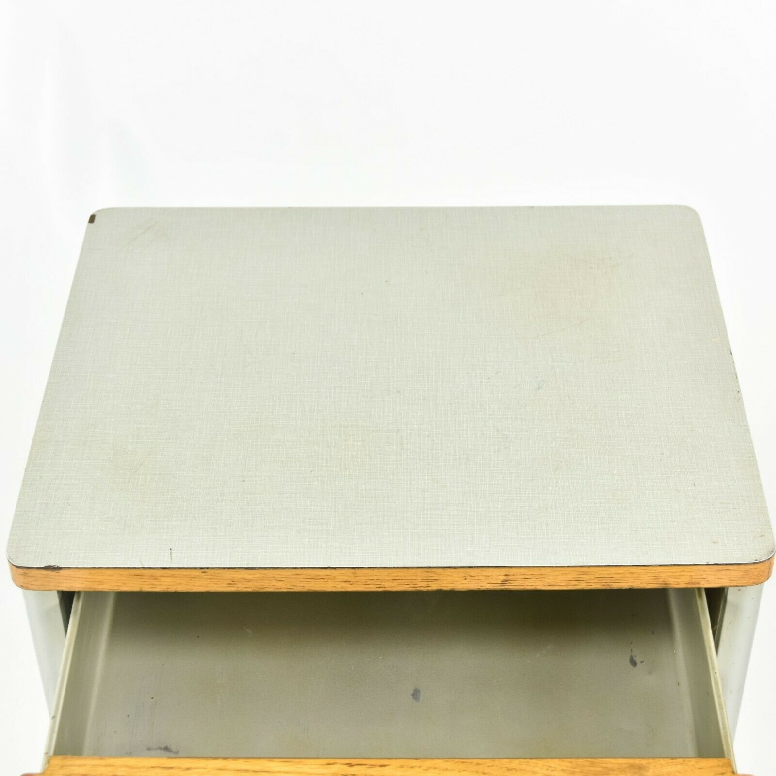 1955 Raymond Loewy for Hill Rom Co Rolling Bar / Utility Cart / Bedside Cabinet
