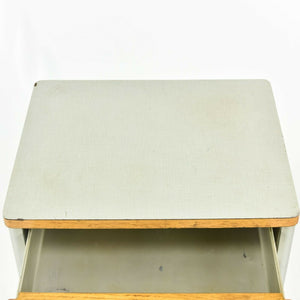 1955 Raymond Loewy for Hill Rom Co Rolling Bar / Utility Cart / Bedside Cabinet