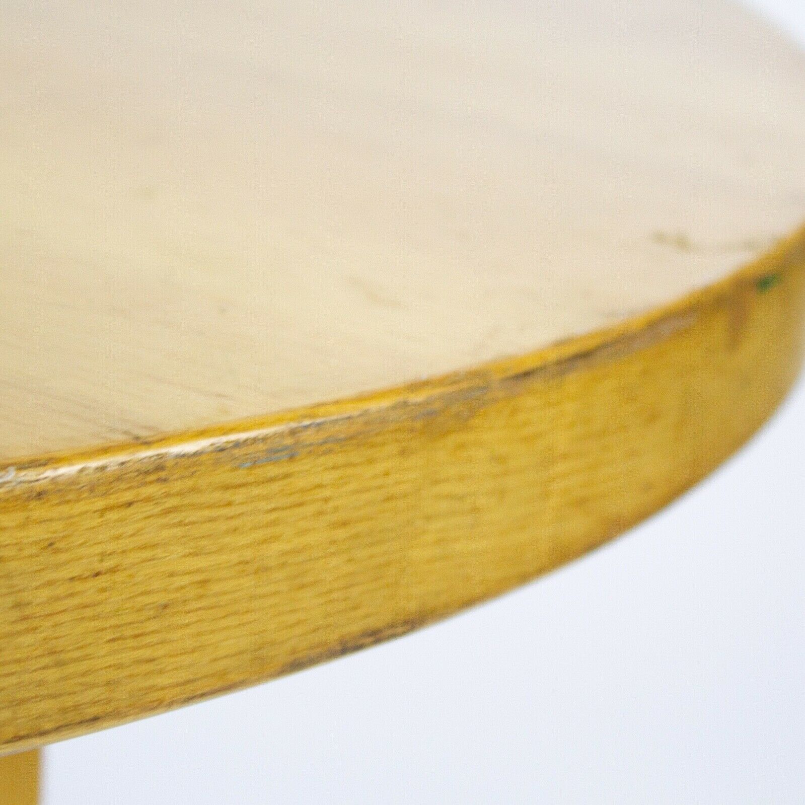 SOLD 1960s Alvar Aalto for Artek & ICF Bent L Leg Round Dining Table No. 91 in Birch