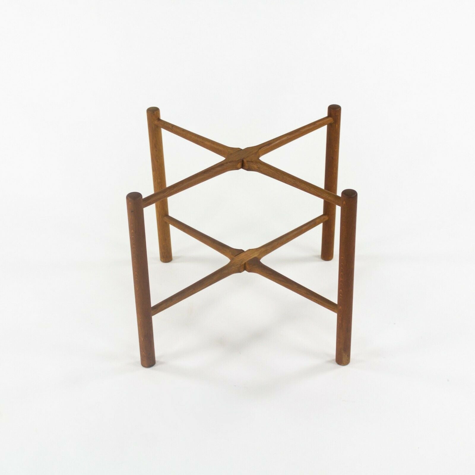 1960 PP35 Hans Wegner for Andreas Tuck Folding Teak & Oak Side Table 2 Available