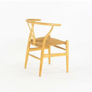 SOLD Hans Wegner Carl Hansen Denmark Vintage Wishbone Dining Chair Beech Set of Four