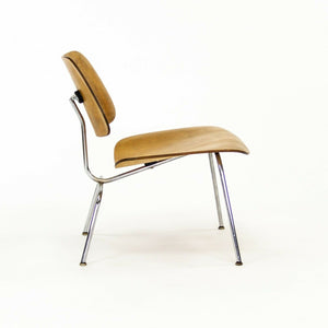 SOLD 1947 Rare Evans Plywood Herman Miller Eames LCM Lounge Chair Metal Legs in Birch