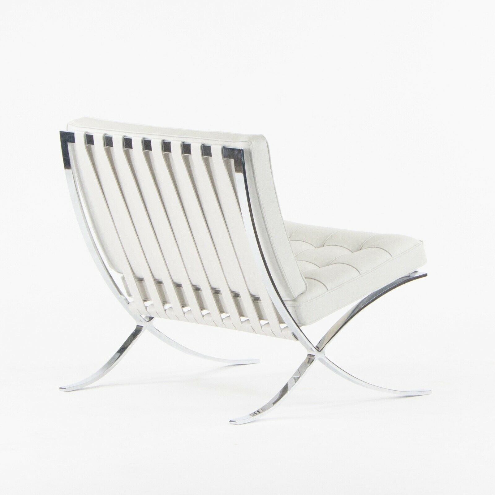 SOLD 2021 Mies van der Rohe Knoll Barcelona Chair in Acqua Puget Sound $8296 MSRP
