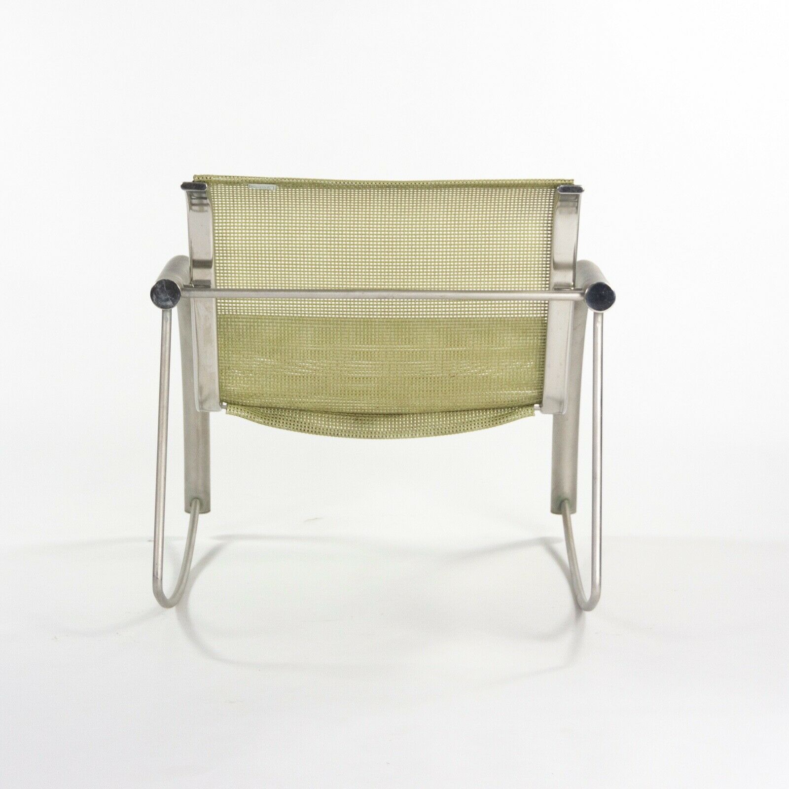 SOLD Prototype Richard Schultz 2002 Collection Stainless Steel & Mesh Rocking Chair