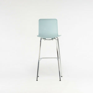 2020 Jasper Morrison for Vitra HAL Bar Stool in Ice Gray / Blue w/ Chrome Base