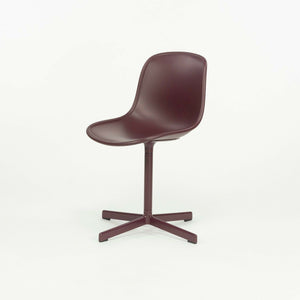 SOLD 2020 Set of 6 HAY Neu 10 Bordeaux Poly Swivel Shell Chairs