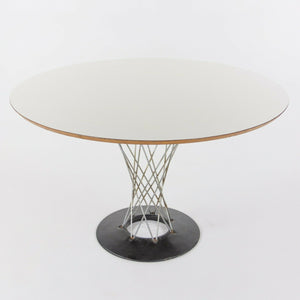 SOLD 1960s Isamu Noguchi for Knoll Associates Cyclone Dining Table White Laminate 48"