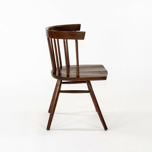 SOLD 1947 Pair of George Nakashima for Knoll Associates N19 Straight Chairs in Walnut