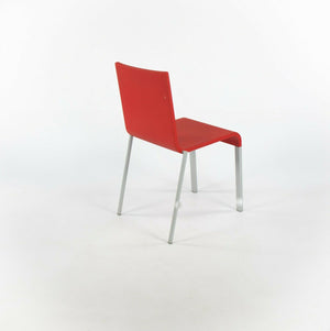 2010s Vitra .03 Stacking Chairs by Maarten Van Severen in Red