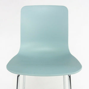 2020 Jasper Morrison for Vitra HAL Bar Stool in Ice Gray / Blue w/ Chrome Base