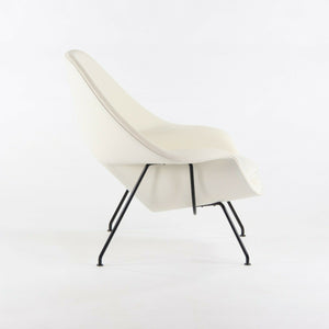 SOLD 2020 Eero Saarinen for Knoll Studio Womb Chair in White / Ivory Boucle Fabric