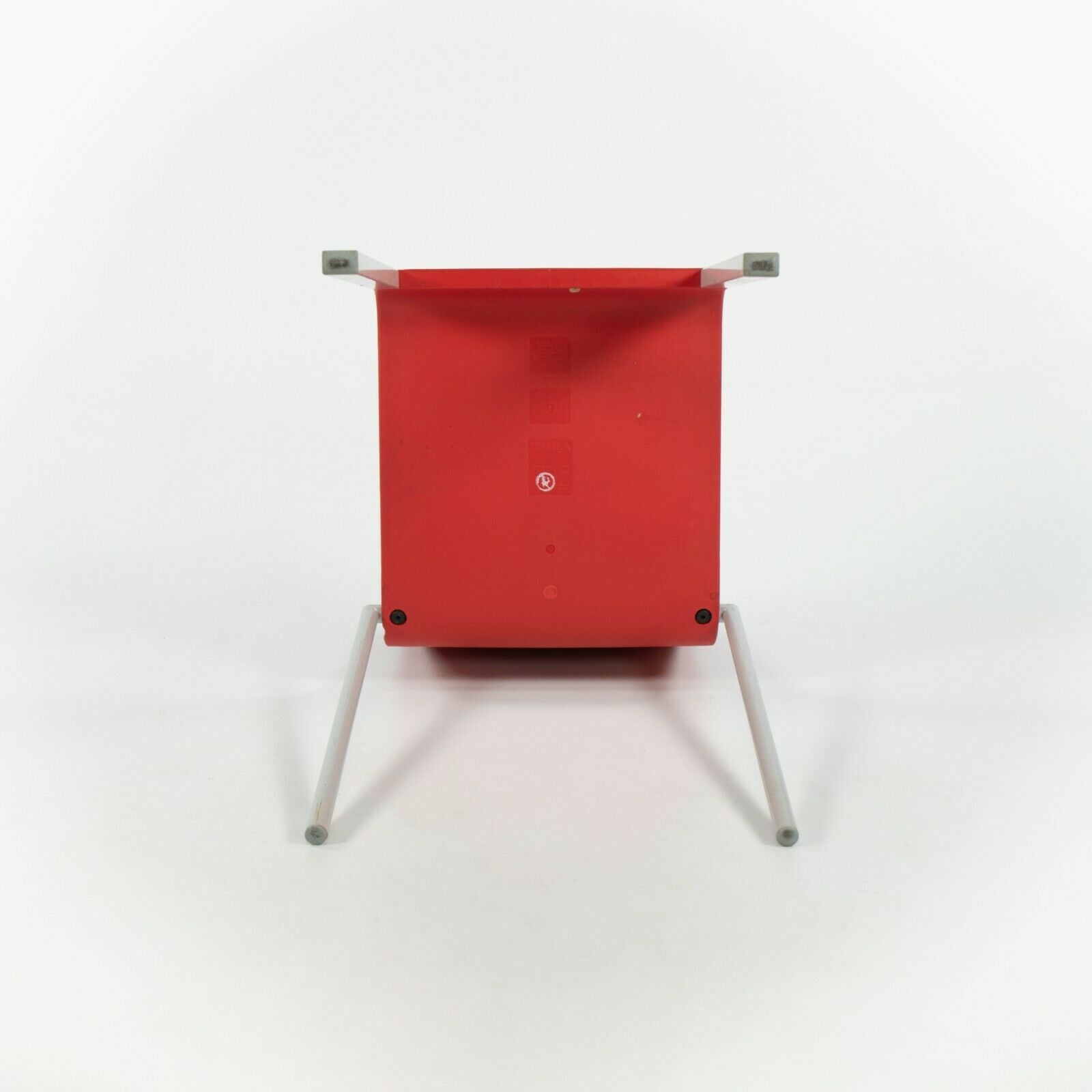 2010s Vitra .03 Stacking Chairs by Maarten Van Severen in Red