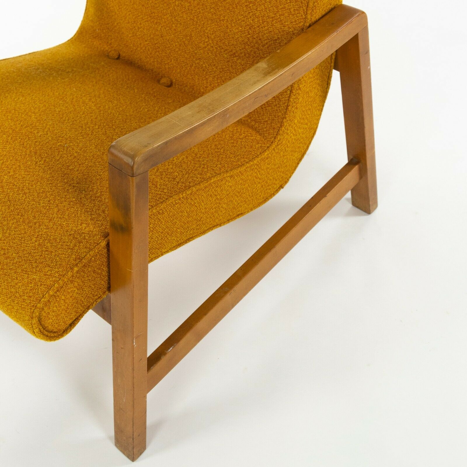 SOLD 1946 Jens Risom for Knoll Associates 652 Easy Lounge Arm Chair w/ Original Label