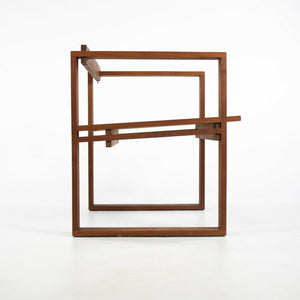 1975 Bodil Kjaer for CI Designs Rare Teak Slat Seat Arm Chair for Indoor / Outdoor Use