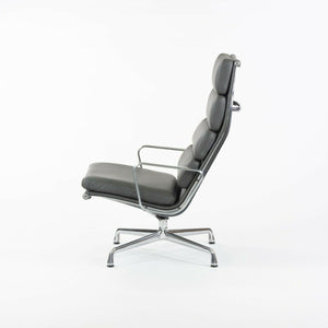 SOLD 2015 Eames Herman Miller Grey Soft Pad Aluminum Group Lounge Chair 3x Available