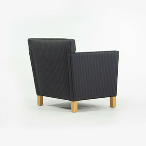 SOLD 2010s Pair Original Knoll Mies Van Der Rohe Krefeld Lounge Chair Black Fabric
