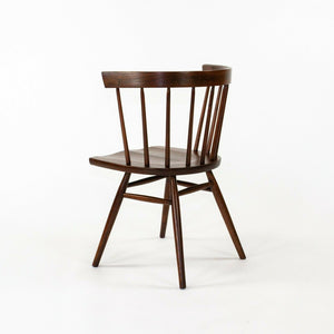 SOLD 1947 Pair of George Nakashima for Knoll Associates N19 Straight Chairs in Walnut