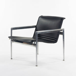 SOLD 1966 Collection Prototype Richard Schultz Polished Aluminum Leather Lounge Chair