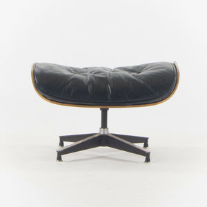 SOLD 1956 Holy Grail Herman Miller Eames Lounge Chair and Swivel Ottoman Boot Glides