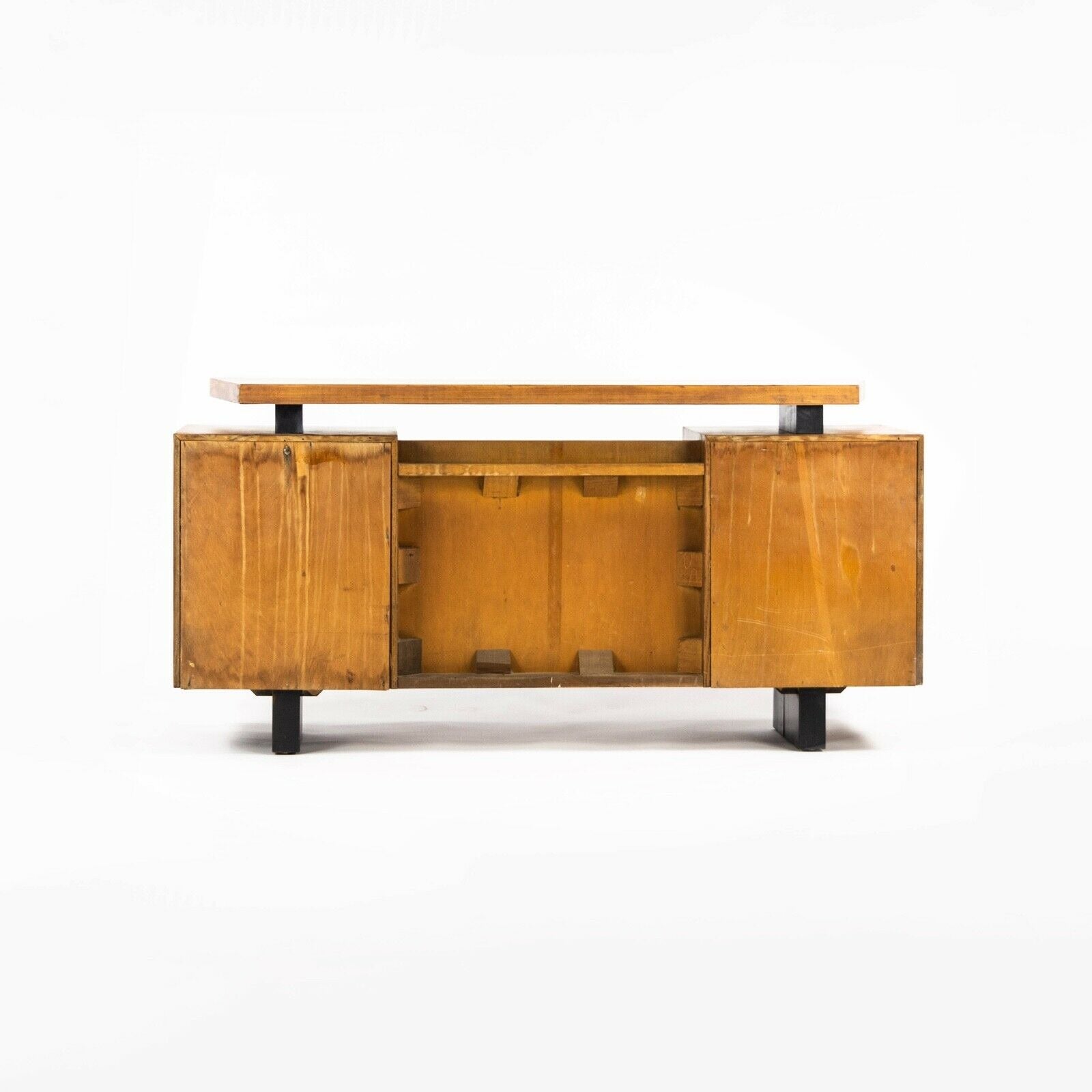 SOLD 1940s Gilbert Rohde for Herman Miller Double Pedestal Vanity / Desk Refinished