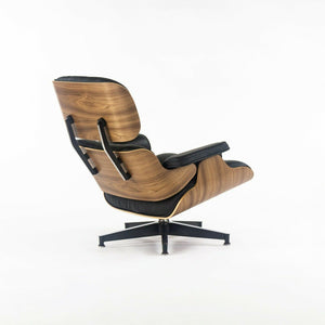 SOLD 2021 Herman Miller Eames Lounge Chair and Ottoman 670 671 Black Leather & Walnut