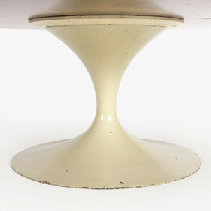 SOLD 1960s Eero Saarinen for Knoll Associates 42 in Tulip Coffee Table with Walnut Top
