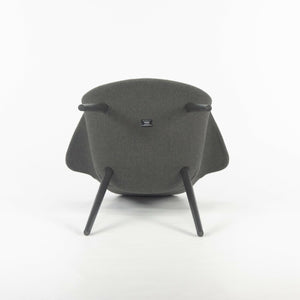 2010s Charles Eames & Eero Saarinen Organic Chairs by Vitra in Dark Gray Fabric