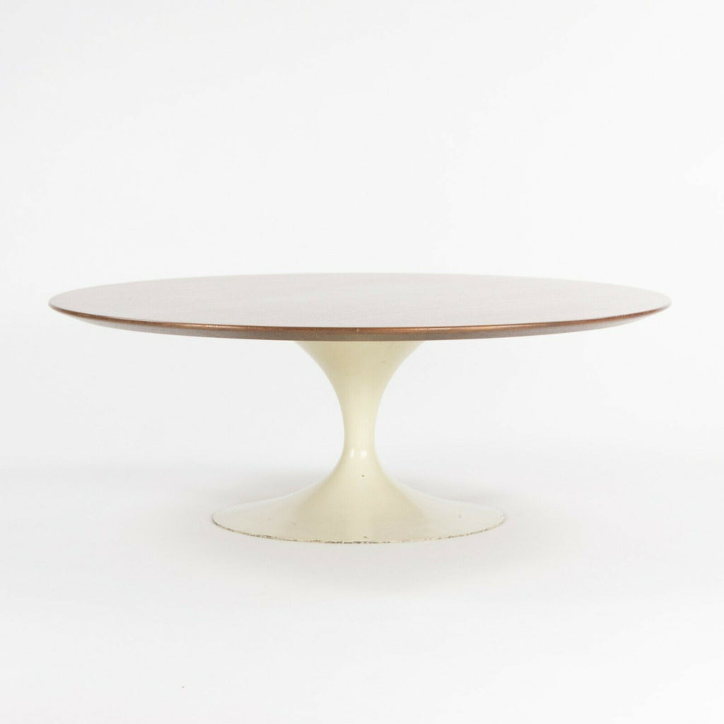 SOLD 1960s Eero Saarinen for Knoll Associates 42 in Tulip Coffee Table with Walnut Top