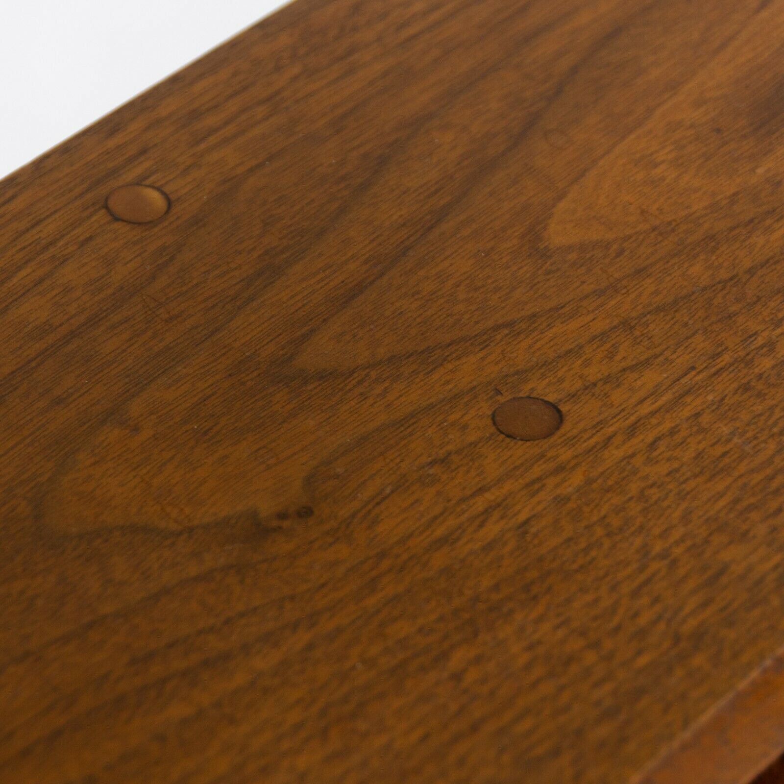 1950s George Nakashima Studio Full Size Dovetailed Walnut Headboard Bed Cabinet