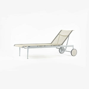 SOLD 2012 Richard Schultz 1966 Series Adjustable Chaise Lounge Chair in Silver 2 Available