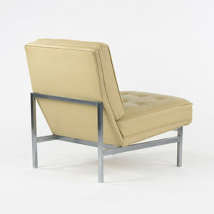 SOLD 1960s Florence Knoll Associates Armless 2551 Lounge Chair with Park Avenue Label