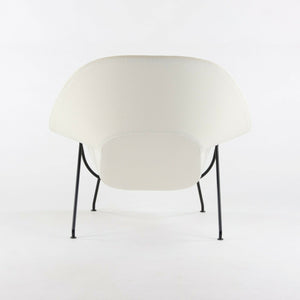 SOLD 2020 Eero Saarinen for Knoll Studio Womb Chair in White / Ivory Boucle Fabric