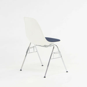 SOLD 2018 Eames Stacking Dining Chair DSS with Navy Seat by Vitra / Herman Miller