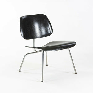 1952 Herman Miller Eames LCM Lounge Chair Metal Legs with Ebonized Wood Finish