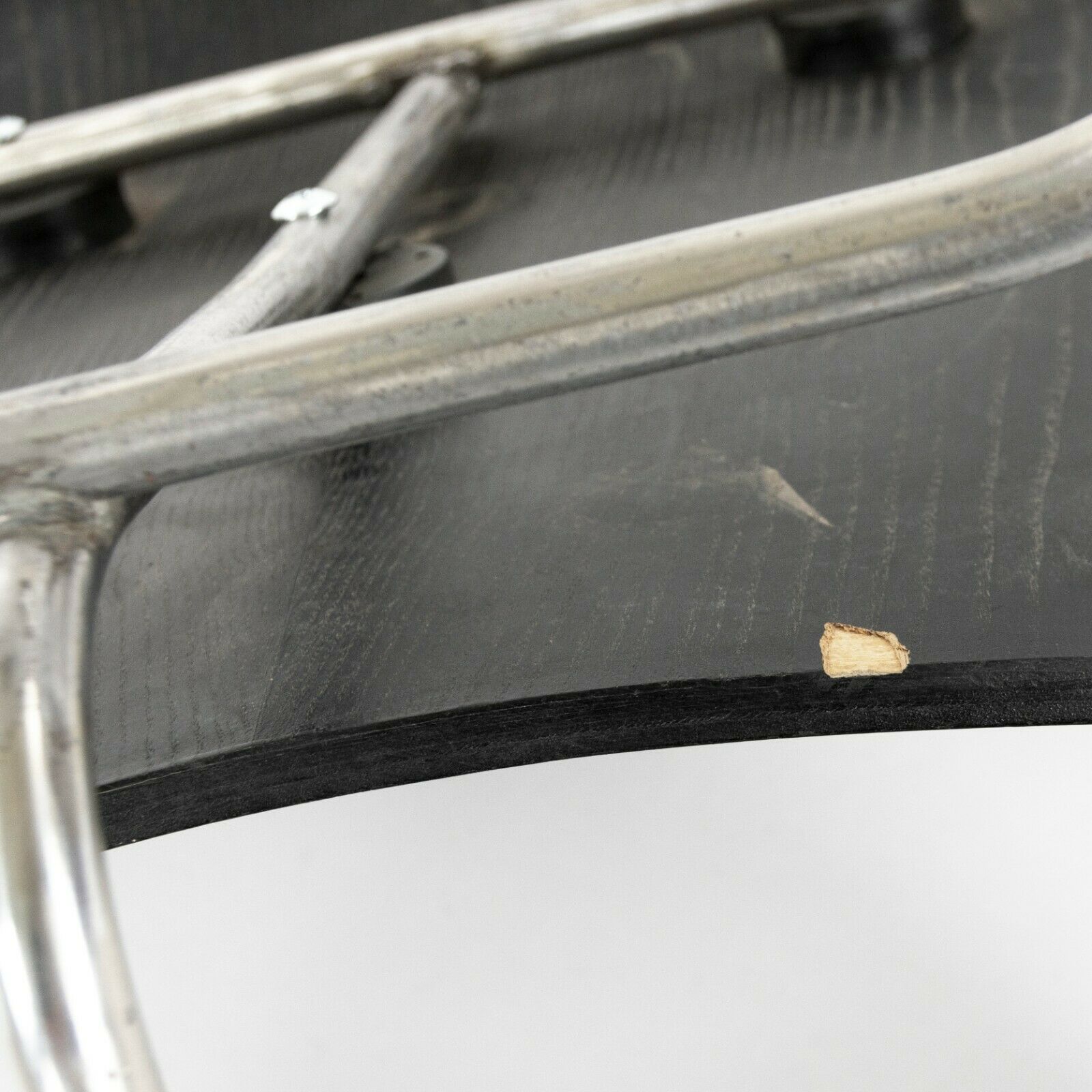 SOLD 1955 Vintage Ebonized Eames for Herman Miller DCM Side Dining Chair with Metal Legs
