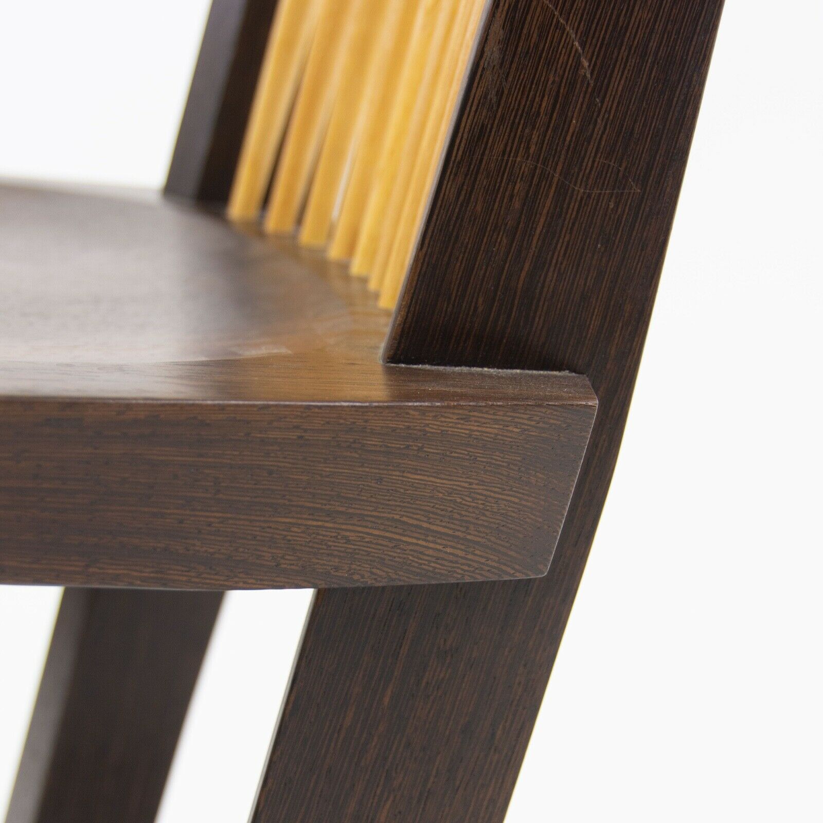 SOLD 2007 Ru Amagasu Nakashima Set of 7 Conoid Chairs & Holtz Dining Table Wenge & Redwood