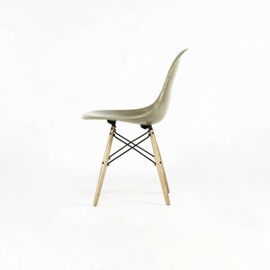 SOLD 2010s Eames Modernica Case Study Celery Fiberglass Side Shell Chair with Dowel Base