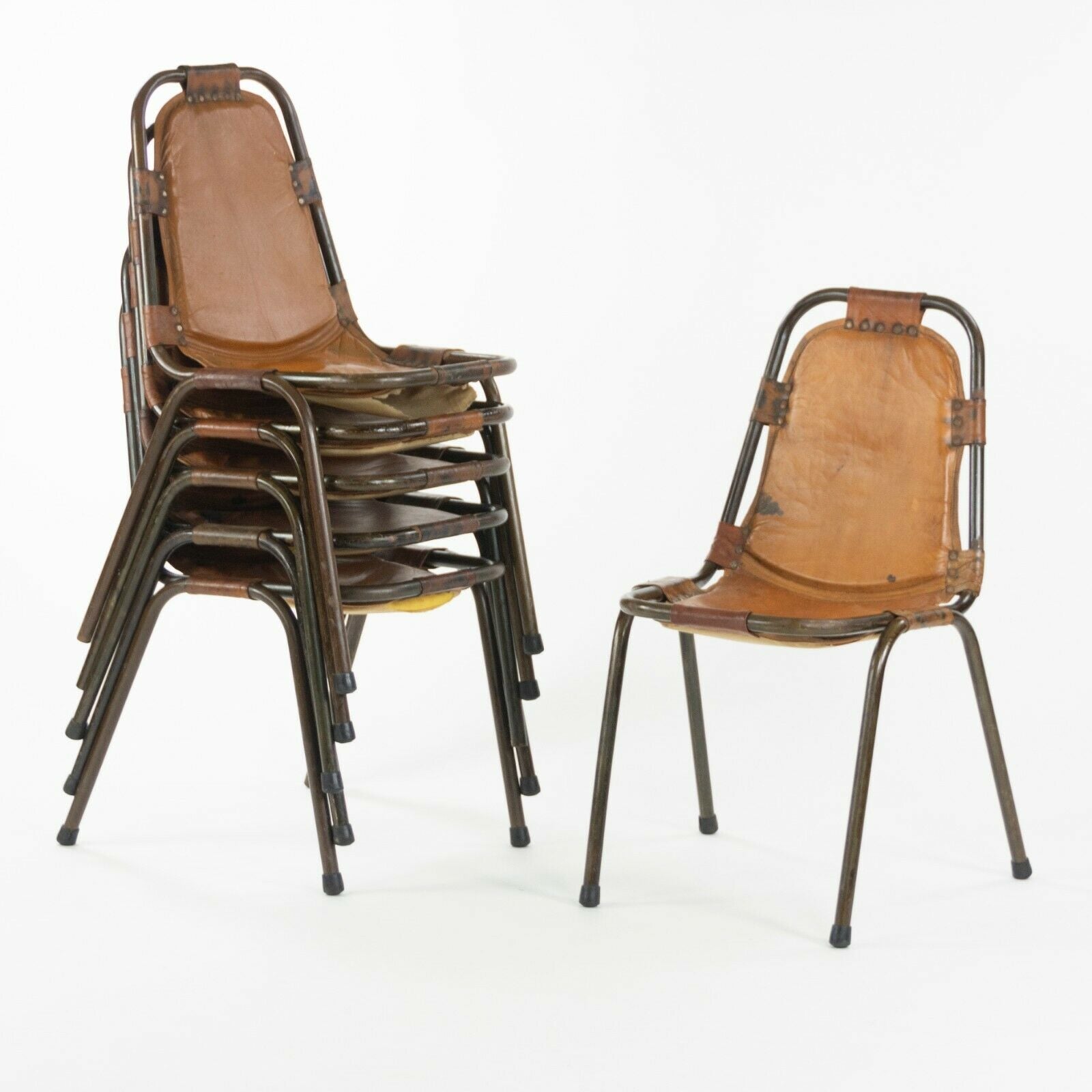 Charlotte Perriand Chairs from La Cascade at Les Arcs, 1600